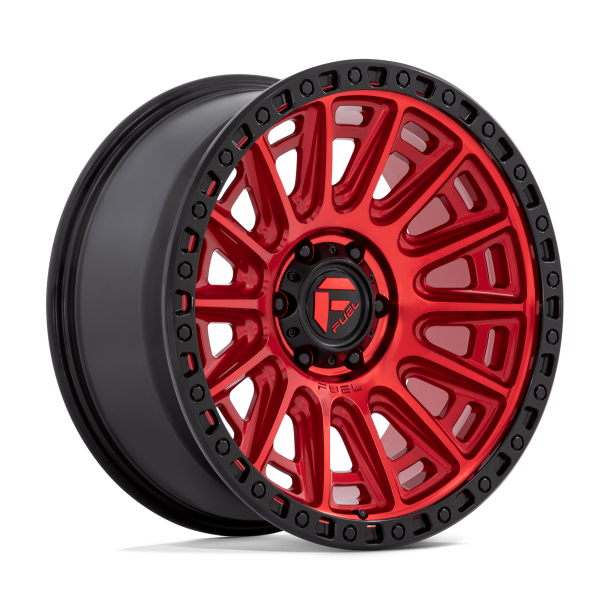 FUEL D834 CYCLE Candy Red w/ Black Ring 20X9 6X135 (BS 5.04) CB 87.10