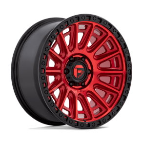 FUEL D834 CYCLE Candy Red w/ Black Ring 20X9 6X139.7 (BS 5.04) CB 106.10
