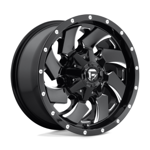 FUEL D574 CLEAVER Gloss Black Milled 18X9 6X139.7 (BS 5.79) CB 106.10