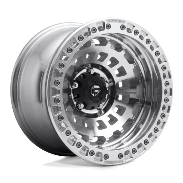 FUEL D102 ZEPHYR BEADLOCK Gloss Machined 17X9 6X139.7 (BS 4.41) CB 106.10