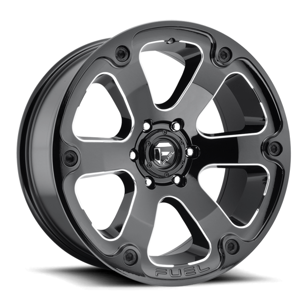 FUEL D562 BEAST Gloss Black Milled 18X9 5X127 (BS 4.53) CB 78.10