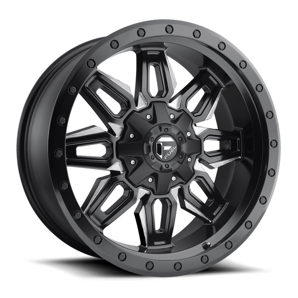 FUEL D591 NEUTRON Matte Black Milled 18X9 5X139.7 (BS 5.04) CB 110.10