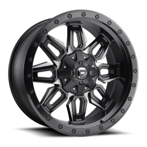 FUEL D591 NEUTRON Matte Black Milled 18X9 6X139.7 (BS 5.79) CB 106.10