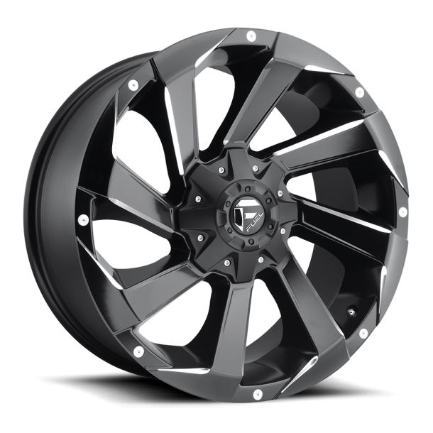 FUEL D592 RAZOR Matte Black Milled 17X9 5X114.3 (BS 4.53) CB 78.10