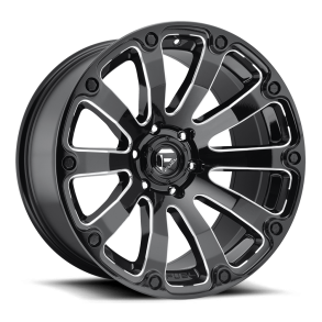 FUEL D598 DIESEL Gloss Black Milled 20X9 6X135 (BS 5.04) CB 87.10