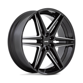 DUB S267 DIRTY DOG Glossy Black Milled 26X10 6X139.7 (BS 6.48) CB 106.10