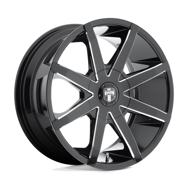 DUB S109 PUSH Gloss Black Milled 20X8.5 6X135 (BS 5.93) CB 87.10