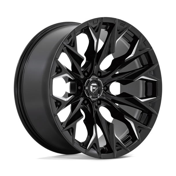 FUEL D803 FLAME Gloss Black Milled 22X10 6X135 (BS 4.79) CB 87.10