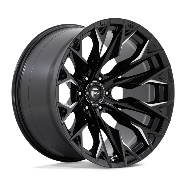 FUEL D803 FLAME Gloss Black Milled 22X12 6X135 (BS 4.77) CB 87.10