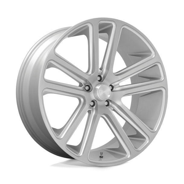 DUB S257 FLEX Gloss Silver Brushed Face 24X10 5X127 (BS 5.89) CB 78.10