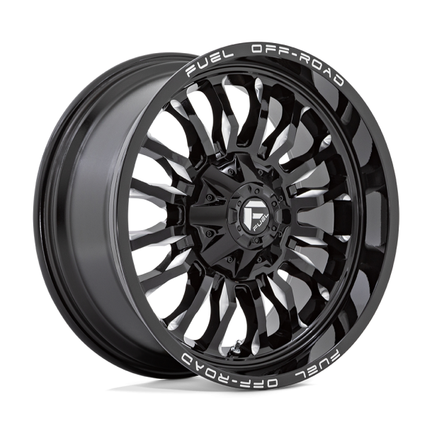 FUEL D795 ARC Gloss Black Milled 20X10 5X127 (BS 4.79) CB 87.10