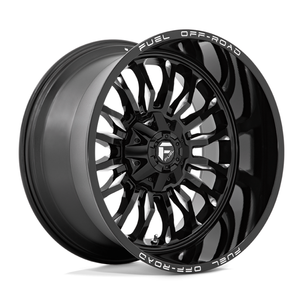 FUEL D795 ARC Gloss Black Milled 22X12 5X114.3 (BS 4.77) CB 78.10