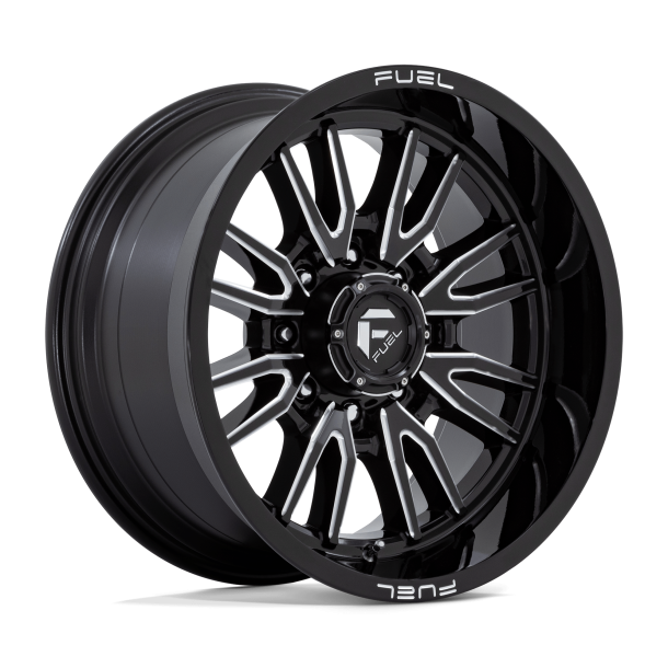 FUEL D761 CLASH Gloss Black Milled 20X10 8X165.1 (BS 4.79) CB 125.10