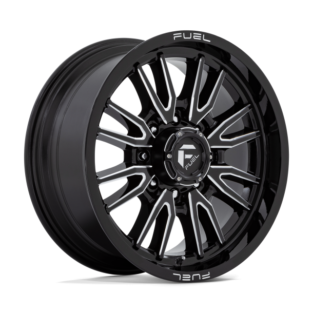 FUEL D761 CLASH Gloss Black Milled 20X9 8X165.1 (BS 5.79) CB 125.10