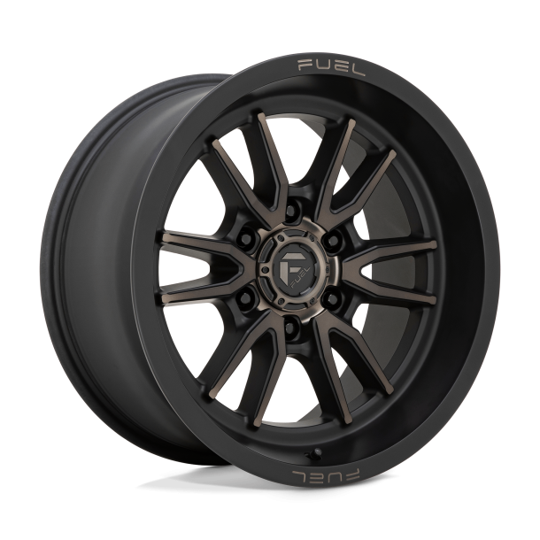 FUEL D762 CLASH Matte Black Double Dark Tint 18X9 6X135 (BS 5.04) CB 87.10