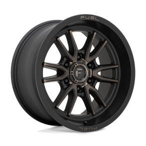 FUEL D762 CLASH Matte Black Double Dark Tint 18X9 6X139.7 (BS 5.04) CB 106.10