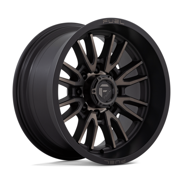 FUEL D762 CLASH Matte Black Double Dark Tint 20X10 8X165.1 (BS 4.79) CB 125.10