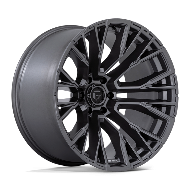 FUEL D848 REBAR Matte Gunmetal 22X12 6X135 (BS 4.77) CB 87.10