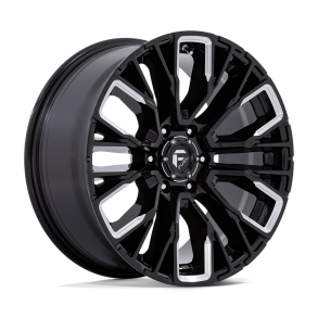 FUEL D849 REBAR Gloss Black Milled 20X9 6X139.7 (BS 5.79) CB 106.10