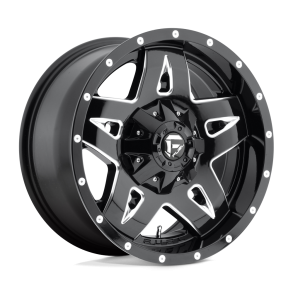 FUEL D554 FULL BLOWN Gloss Black Milled 18X9 5X139.7 (BS 5.04) CB 110.10