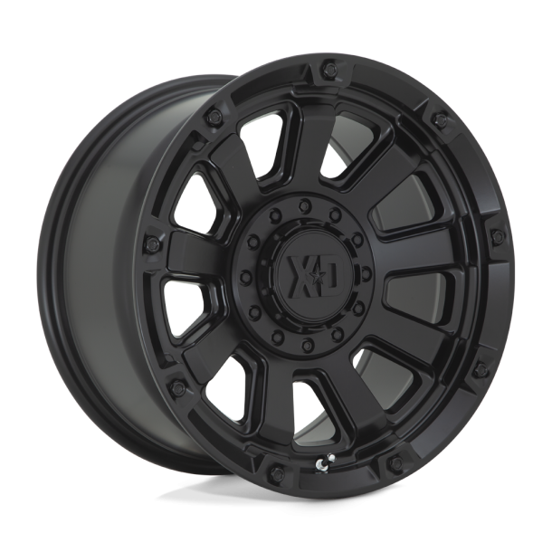 KMC XD XD852 GAUNTLET Satin Black 17X9 5X127 (BS 5.00) CB 78.10