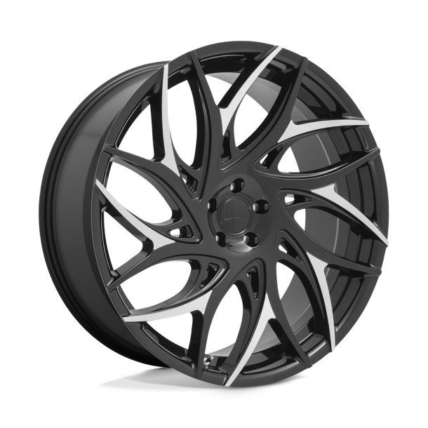 DUB S259 G.O.A.T. Gloss Black w/ Machined Spokes 20X9 5X114.3 (BS 6.38) CB 72.56