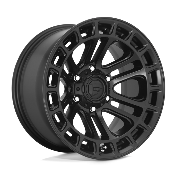 FUEL D718 HEATER Matte Black 17X9 6X135 (BS 4.53) CB 87.10