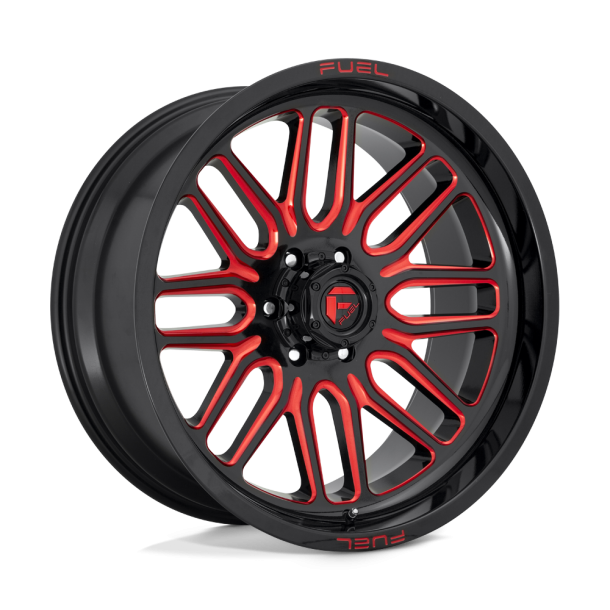 FUEL D663 IGNITE Gloss Black Red Tinted Clear 20X10 5X127 (BS 4.79) CB 78.10