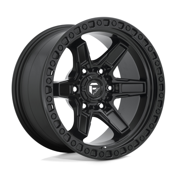 FUEL D697 KICKER Matte Black 17X9 5X127 (BS 5.04) CB 71.50