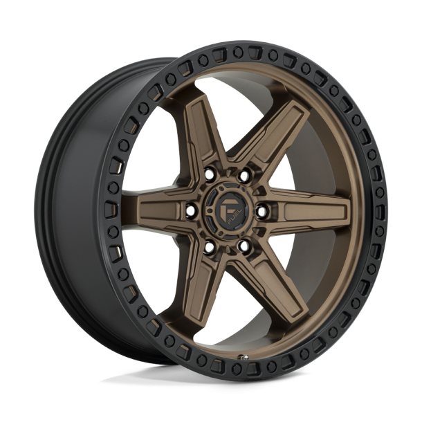 FUEL D699 KICKER Matte Bronze Black Bead Ring 20X9 6X135 (BS 5.04) CB 87.10