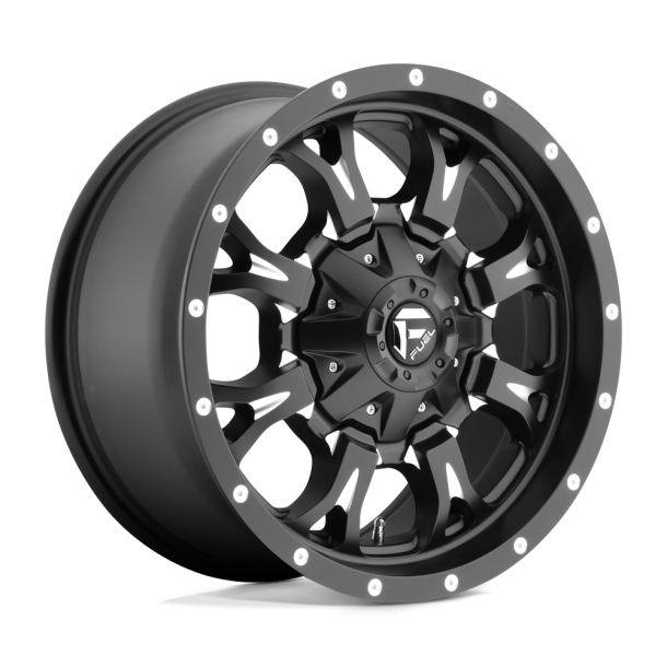 FUEL D517 KRANK Matte Black Milled 17X9 5X114.3 (BS 4.53) CB 78.10