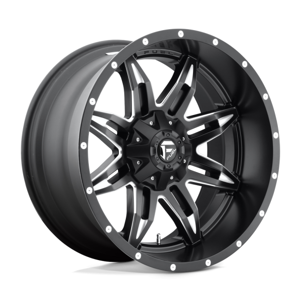 FUEL D567 LETHAL Matte Black Milled 15X10 5X114.3 (BS 3.81) CB 72.56