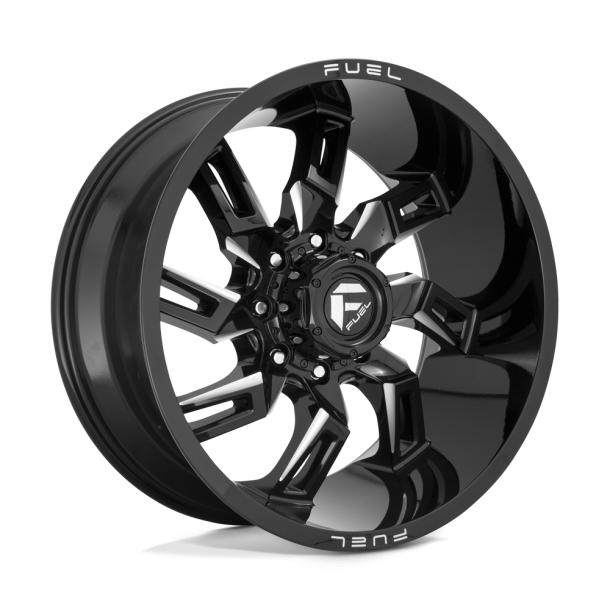 FUEL D747 LOCKDOWN Gloss Black Milled 20X10 5X127 (BS 4.79) CB 71.50