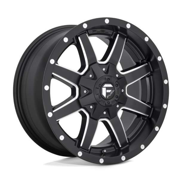 FUEL D538 MAVERICK Matte Black Milled 17X10 8X170 (BS 4.56) CB 125.10