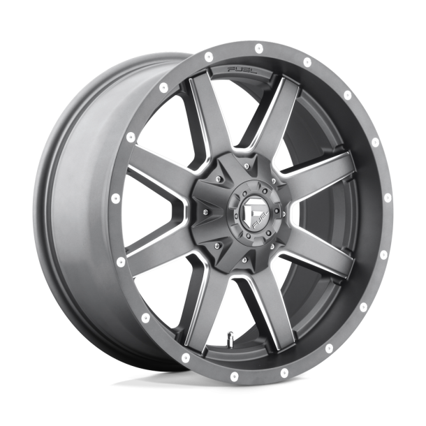 FUEL D542 MAVERICK Matte Gun Metal Milled 20X9 5X139.7 (BS 5.04) CB 110.10