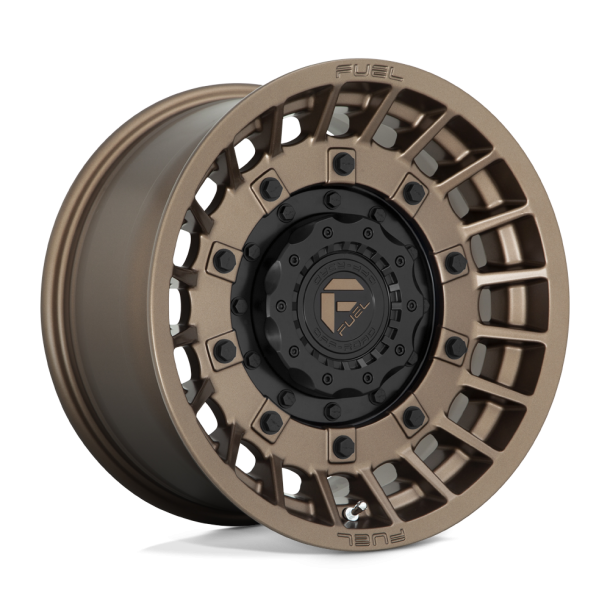 FUEL D725 MILITIA Matte Bronze & Black 17X9 5X114.3 (BS 4.53) CB 78.10