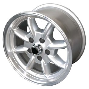 MINILITE Silver / Diamond Cut 9x15 5x120.65 ET -12 CB 83,1