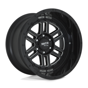 MOTO Metal MO800 DEEP SIX Gloss Black Milled 20X10 5X127 (BS 4.79) CB 71.50