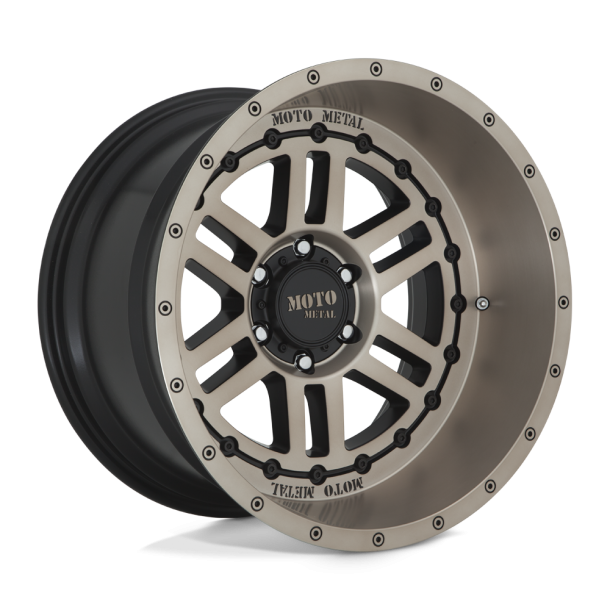 MOTO Metal MO800 DEEP SIX Satin Black w/ Bronze Tint 20X10 5X127 (BS 4.79) CB 71.50