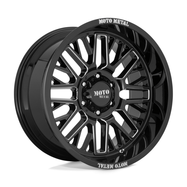 MOTO Metal MO802 Gloss Black Milled 20X10 5X127 (BS 4.79) CB 71.50