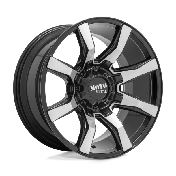 MOTO Metal MO804 SPIDER Gloss Black Machined 20X10 5X127 (BS 5.97) CB 78.10