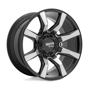 MOTO Metal MO804 SPIDER Gloss Black Machined 20X10 8X180 (BS 5.97) CB 124.20
