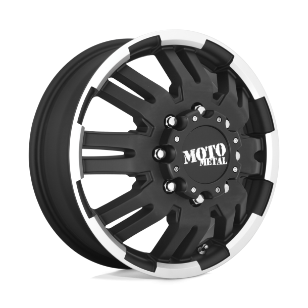 MOTO Metal MO963 Matte Black Machined - Front 16X6 8X165.1 (BS 7.87) CB 125.10