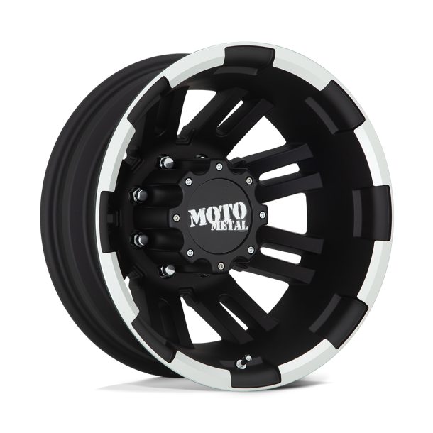 MOTO Metal MO963 Matte Black Machined - Rear 16X6 8X165.1 (BS -1.78) CB 125.10