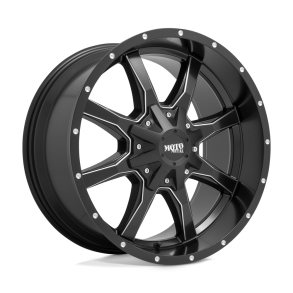 MOTO Metal MO970 Semi Gloss Black Milled 20X10 5X139.7 (BS 4.56) CB 78.10