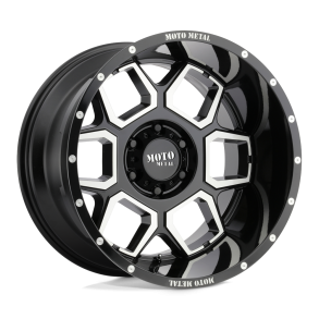 MOTO Metal MO981 SPADE Gloss Black Machined 20X10 5X127 (BS 4.56) CB 72.56