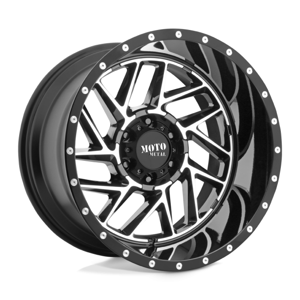 MOTO Metal MO985 BREAKOUT Gloss Black Machined 16X8 5X114.3 (BS 4.26) CB 72.56