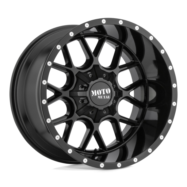 MOTO Metal MO986 SIEGE Gloss Black 20X10 5X127 (BS 4.79) CB 78.10