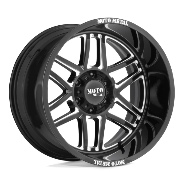 MOTO Metal MO992 FOLSOM Gloss Black Milled 20X10 5X127 (BS 4.79) CB 71.50