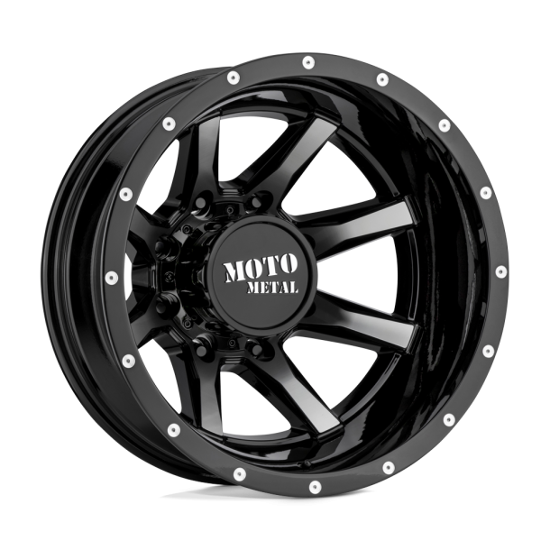 MOTO Metal MO995 Gloss Black Machined - Rear 17X6.5 8X165.1 (BS -1.76) CB 125.10